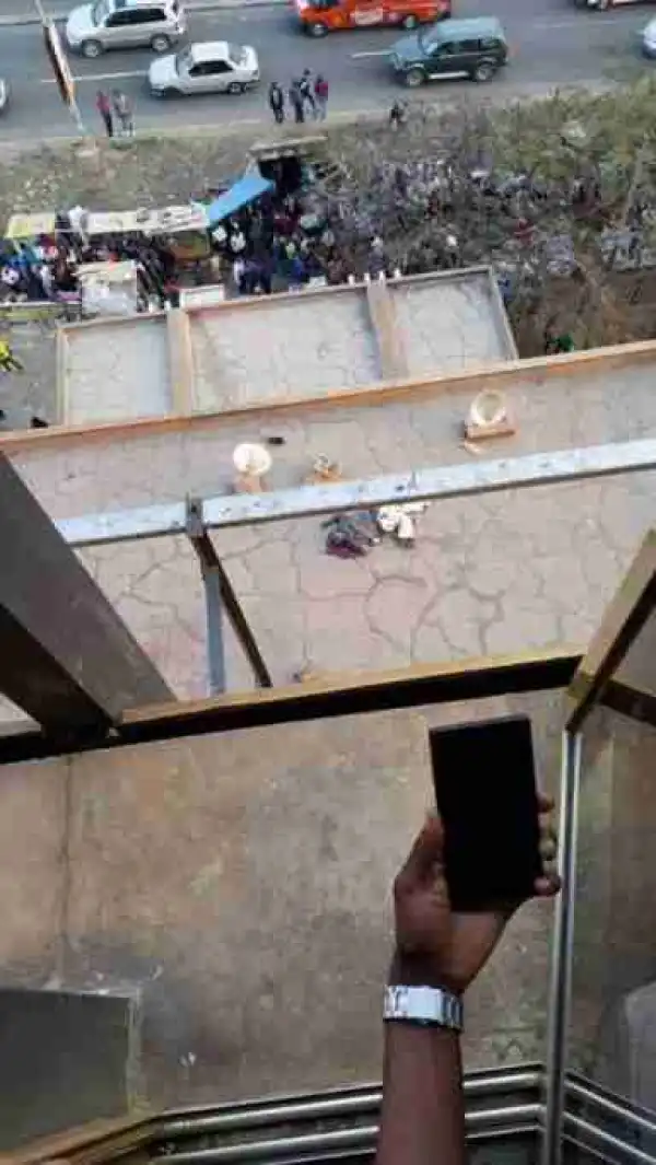Horror! 62-year-old Man Jumps to His Death Over Failure to Receive His Pension (Graphic Photo)